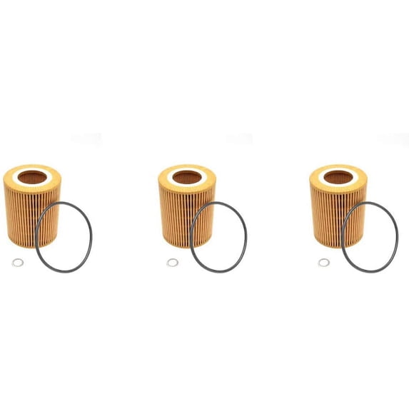iFJF 3Pcs HU 925/4 X Oil Filter Replacement for BMW 3 5 7 X3 X5 Z3 Z4 Alpina Wiesmann Replaces 11427512300 11427509430 11421427908 OX1541D HU9253X