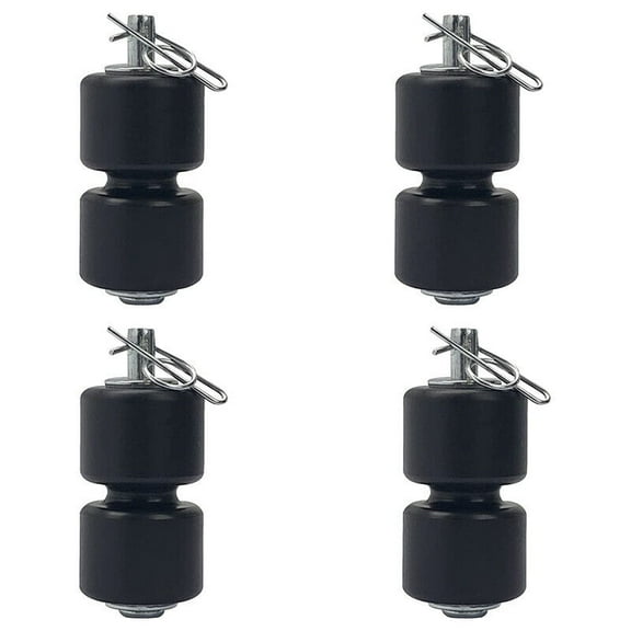 iFJF 4x Lift Roller Assembly Black For Trailer Assist Tailgate Assist Rollers Pins Washers Rings