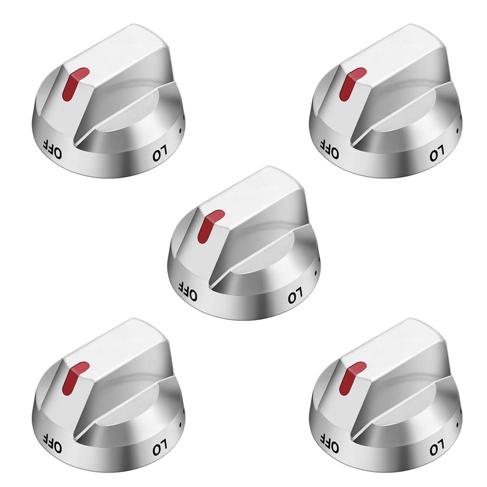 iFJF 5Pcs DG64-00473A Burner Control Cooktop Stove Oven Knobs Compatible with Range Oven Gas Stove Knob NX58F5700WS NX58H5600SS NX58H5650WS