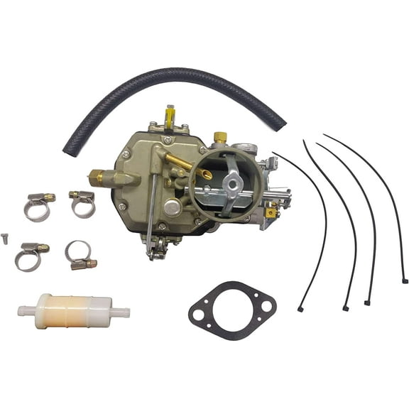 iFJF Autolite 1100 1 Barrel Carburetor Replacement for 1964 to 1968 Mustang Falcon 200 223/262 Inline Comet Straight 6 Cylinder 170 & 200 Cid Engines Automatic & Manual Transmissions