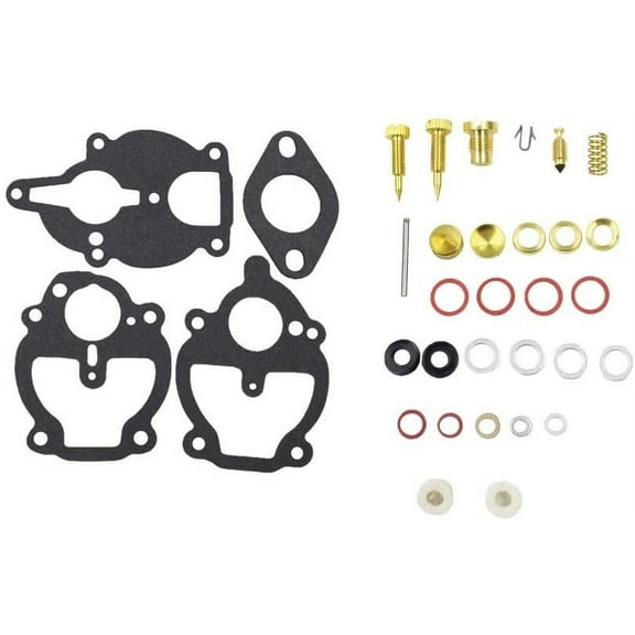 iFJF Carburetor Rebuild Kit with 3 Different Bowl Cover Gasket for Carb Ford 2N 8N 9N IH Farmall 100 130 140 200 230 240 330 404 A AV B BN C Super A Super C Cub Lo-Boy 184 Cub Lo-Boy 185