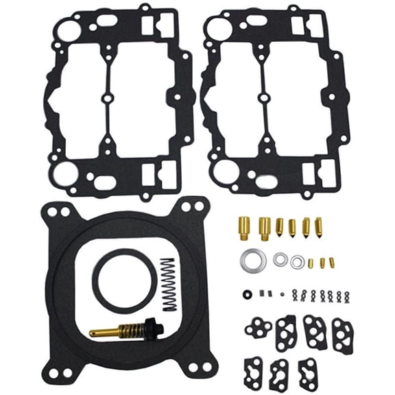 iFJF Carburetor Rebuild Kit for Edelbrock 1400 1404 1405 1406 1407 1409 1411 1477 fit Automotive 500 600 650 700 750 & 800 CFM Weber Marine Carburetor Mercruiser kit # 809064 Carter 9000 Series 4 BBL