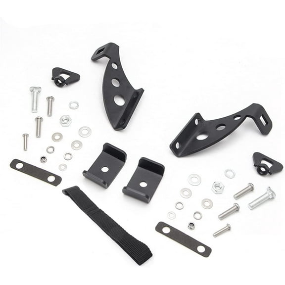 iFJF Hi Lift Jack Bracket Door Hinge Hood Hinge Mount Kit for 2007-2020 Wrangler JK JL JKU JLU