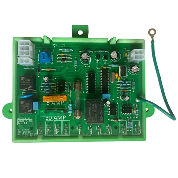 iFJF Micro P-711 Refrigerator Main Power Control Circuit Board fit 2-Way and 3-Way Models Replace RV Black Box Part Electronics Main Power Control Board
