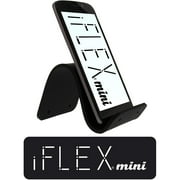 iFLEX Mini Cell Phone Holder Black Flexible Silicone Hands-Free Adjustable Stand