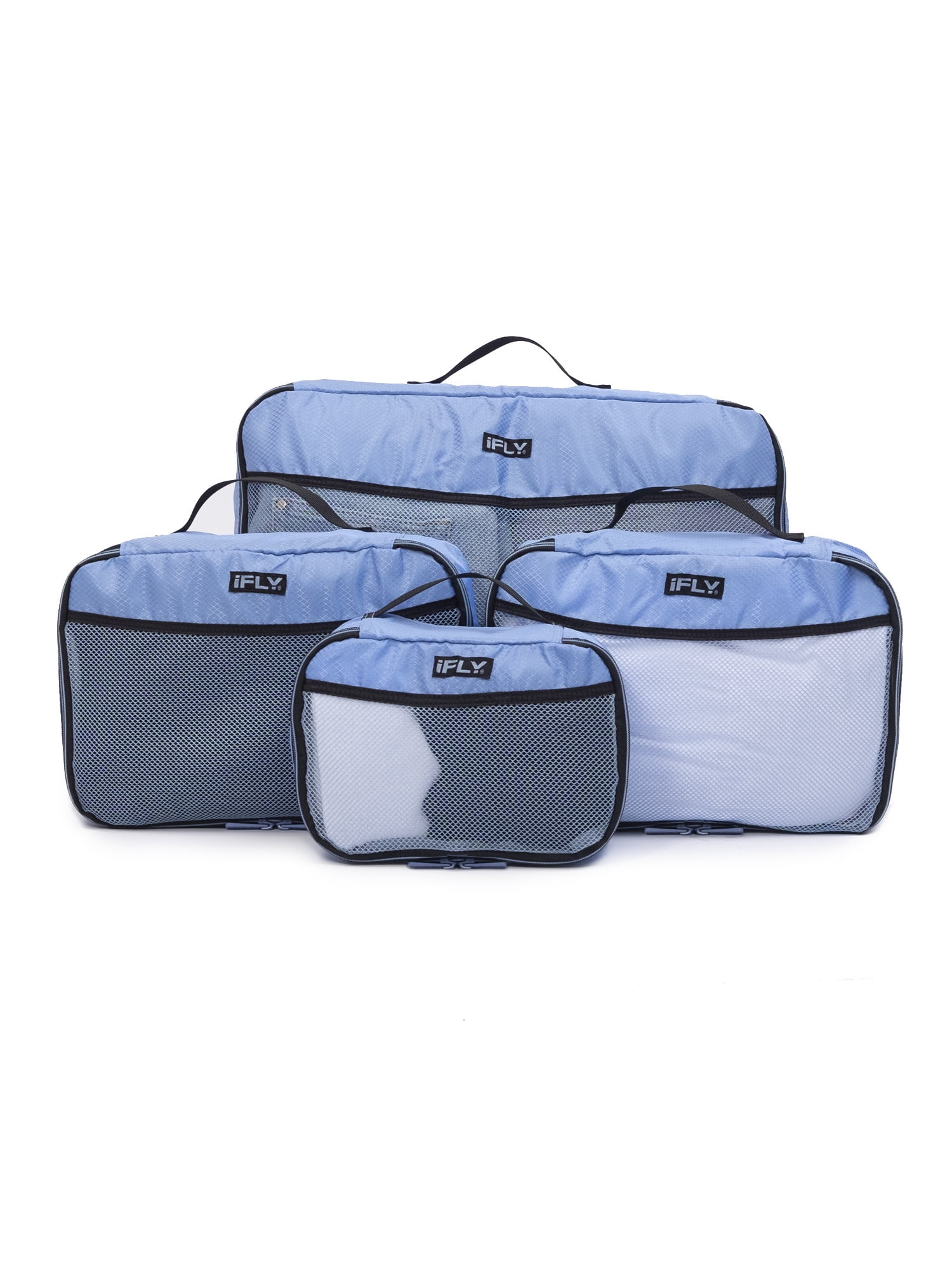 iFLY 4 Piece Travel Packing Cube Set, Luggage and Storage Organizer, 1