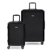 iFLY Altitude 2-Piece Expandable Hardside Luggage Set with TSA Lock, 20 Carry-on and 28 Checked Luggage, Black