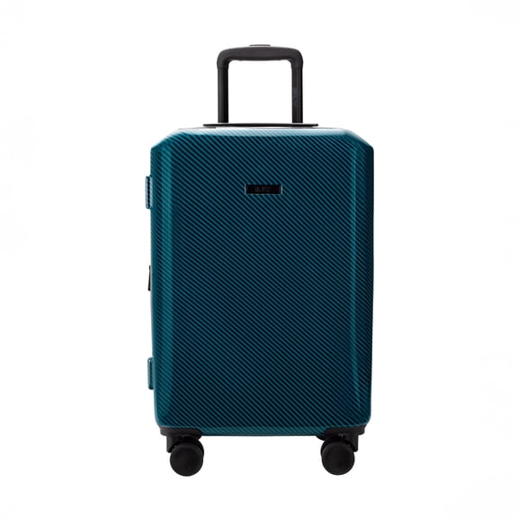 Open Box iFLY Carbon Elite 20" Expandable Hardside Spinner Carry-On Luggage, Teal