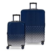 iFLY Elite 2-Piece Expandable Hardside Spinner Luggage Set, with TSA Lock, 20" Carry-on and 28" Checked Luggage, Navy