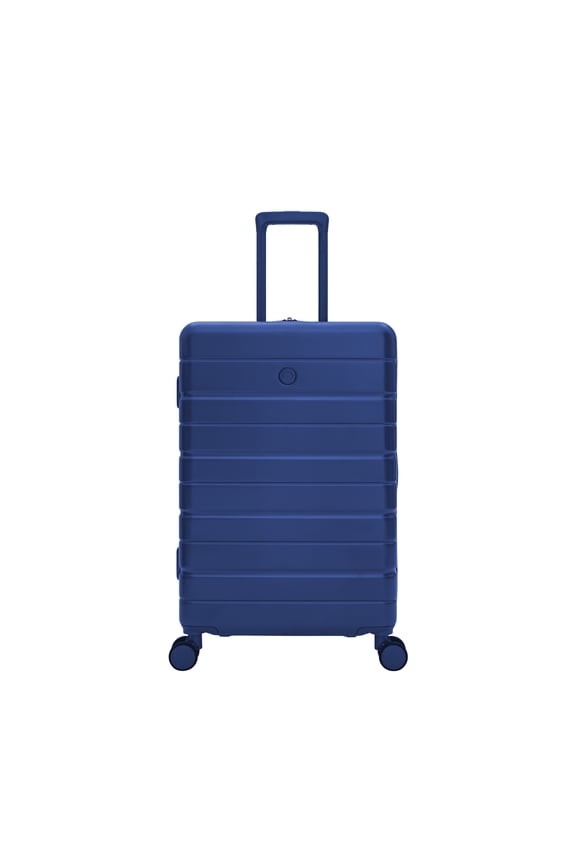 Evolve 24” Medium Checked Luggage Hardside Expandable Spinner, Navy