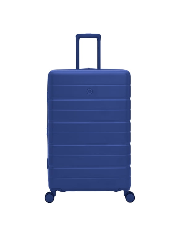 Evolve 28” Large Checked Luggage Hardside Expandable Spinner, Navy