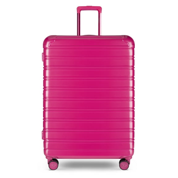 iFLY Hardside Fibertech 3.0 28" Checked Luggage, Very Berry