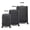 Black, variant on iFLY Fibertech 2-Piece Expandable Hardside Spinner Luggage Set – 20" Carry-On & 28" Checked, Midnight Berry