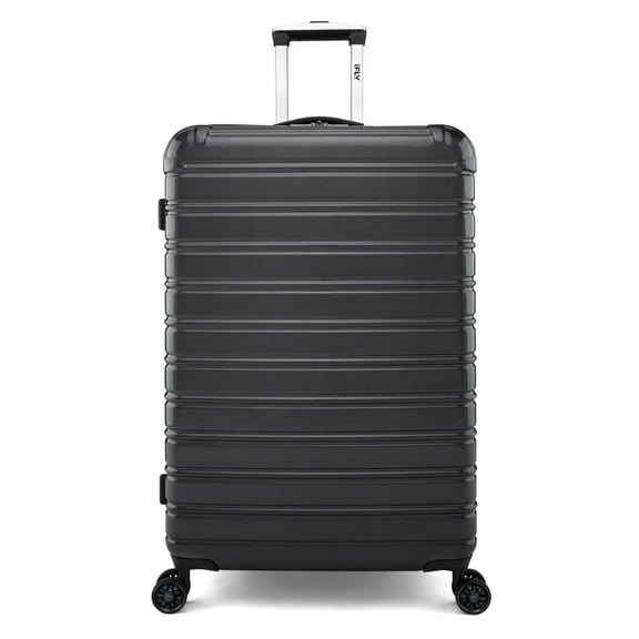 iFLY Hardside Fibertech Luggage 28" Checked Luggage, Black