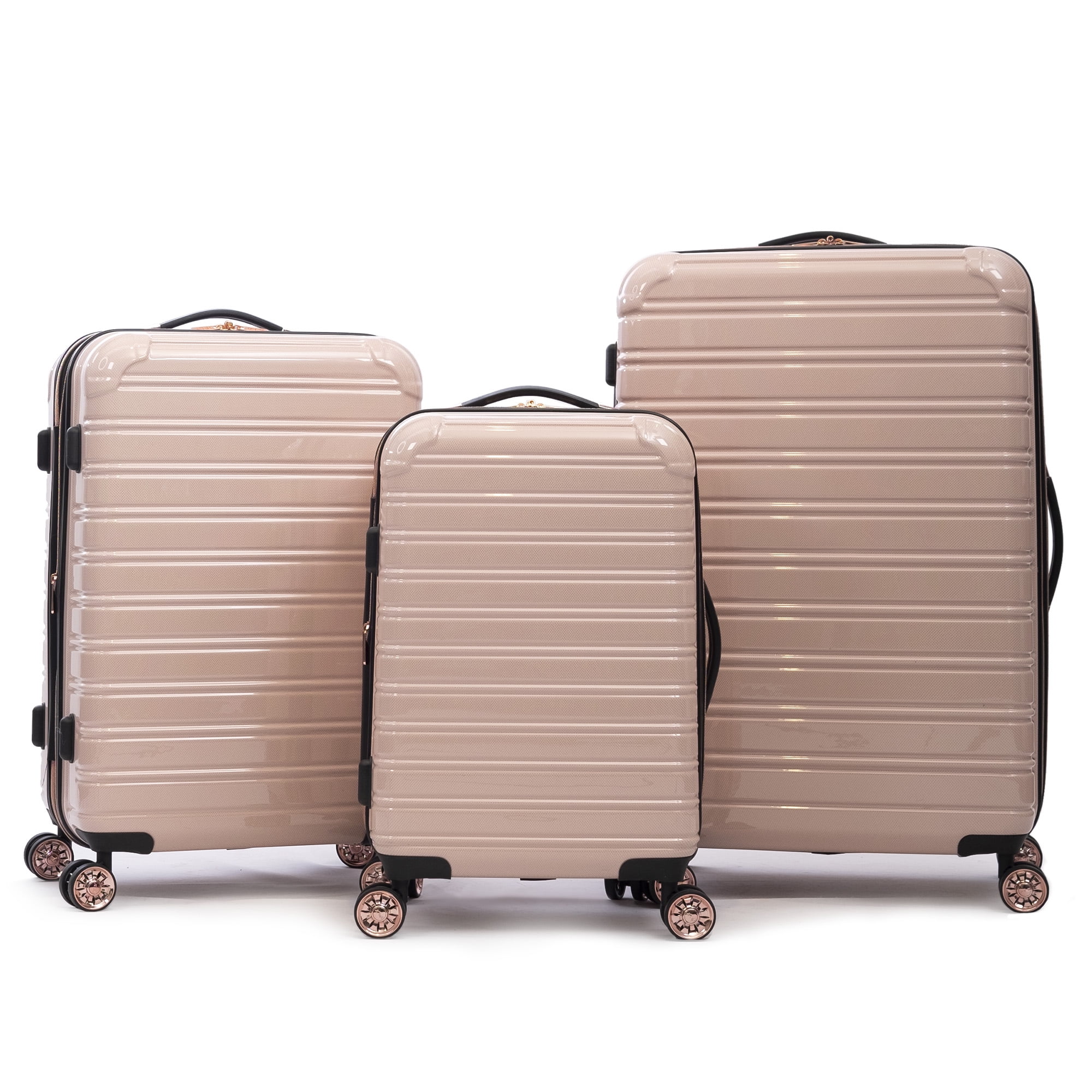 iFLY 3 Piece Hardside Fibertech Luggage Set Burundi Ubuy