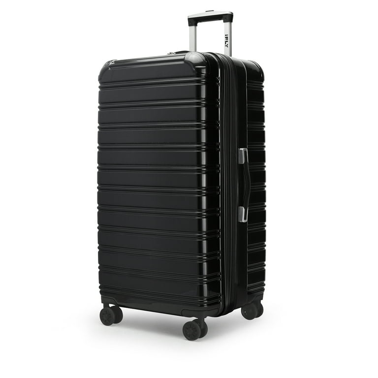 y*iFTWO（FNTC ）BLACK DECK 157 W iFLY Fibertech Large Checked Suitcase Trunk, Carry-friendly, 80/20