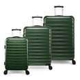 iFLY Hardside Luggage Fibertech 3 Piece Set, 20" Carryon, 24" Checked