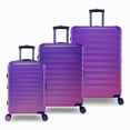 iFLY Hardside Luggage Fibertech 3 Piece Set with Double Spinner Wheels