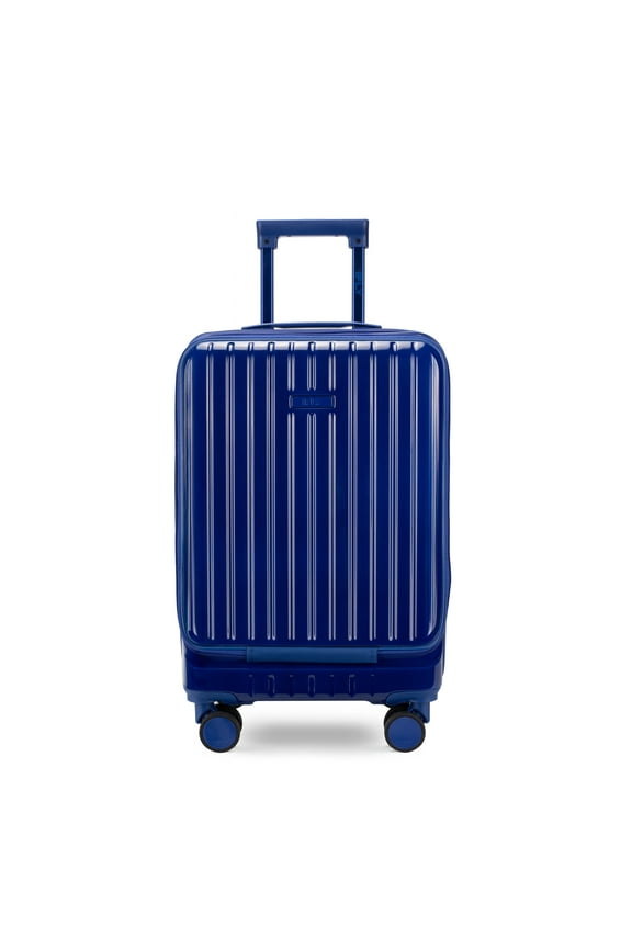 Odyssey 20" Hardside Carry-on Luggage with Front Opening Pocket, Navy