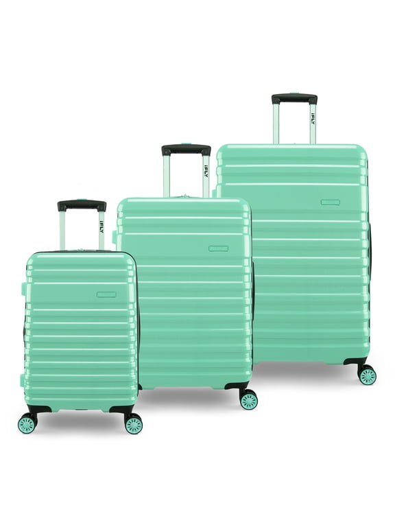Hardside Luggage Spectre Versus 3 Piece Set, 20" Carry-On Luggage, 24" Checked Luggage and 28" Checked Luggage, Rain Forest