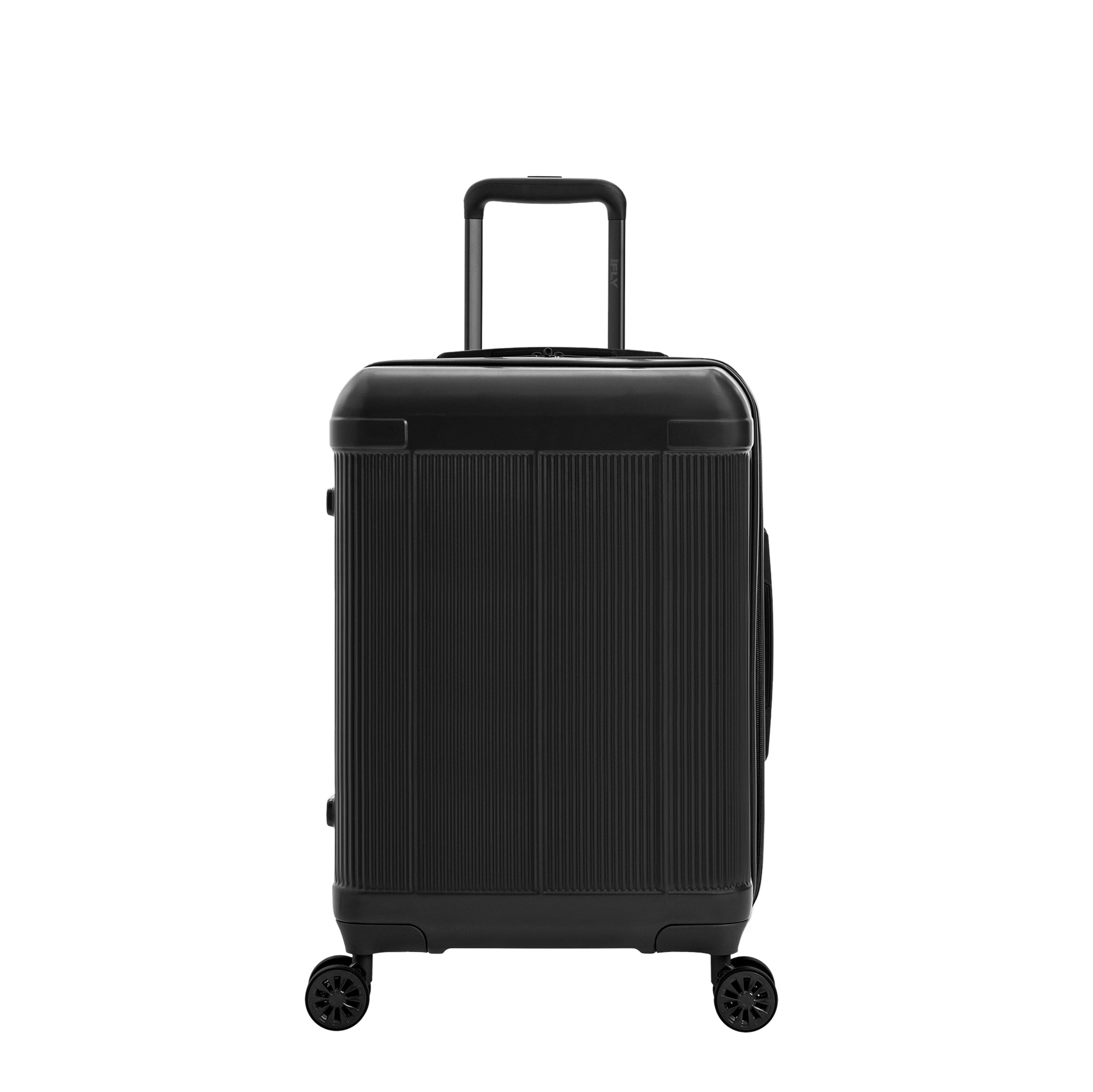 iFLY Rise 20" Expandable Hardside Carry-on Spinner Luggage, Black