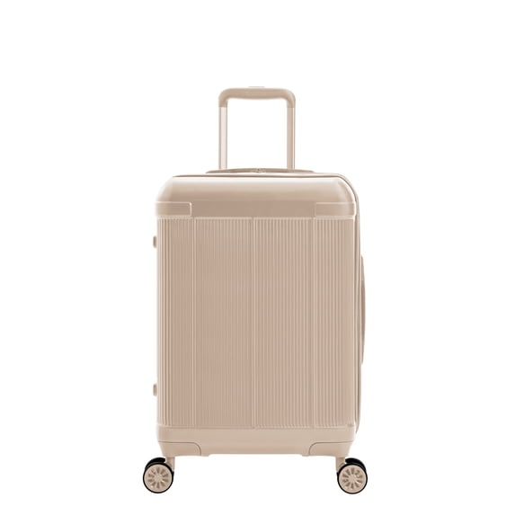 iFLY Rise 20" Expandable Hardside Carry-on Spinner Luggage, Sand