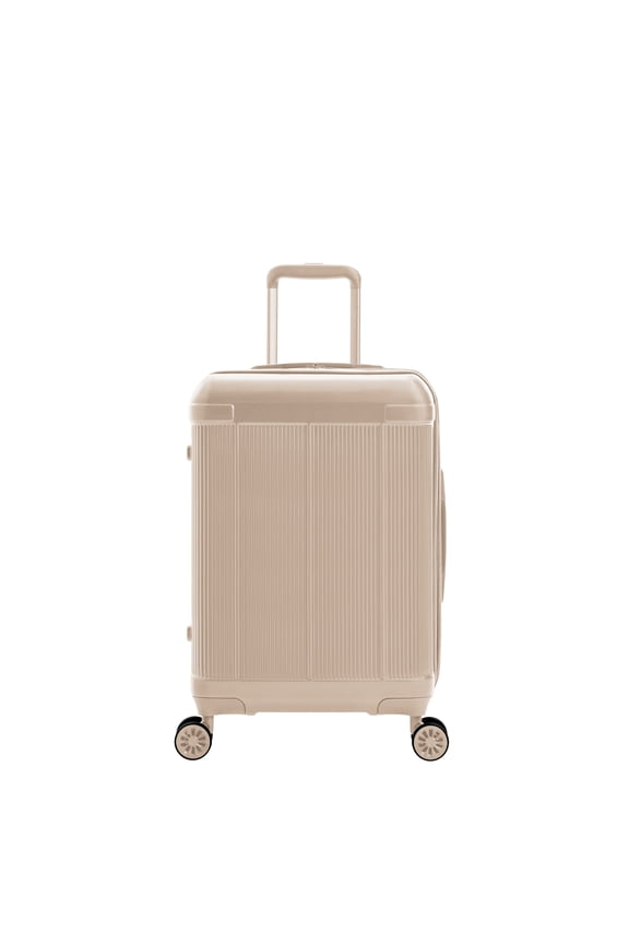 Rise 20" Hard Side Carry On Checked Expandable Spinner Luggage, Sand