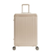 iFLY Rise 24 Expandable Hardside Medium Checked Spinner Luggage, Sand