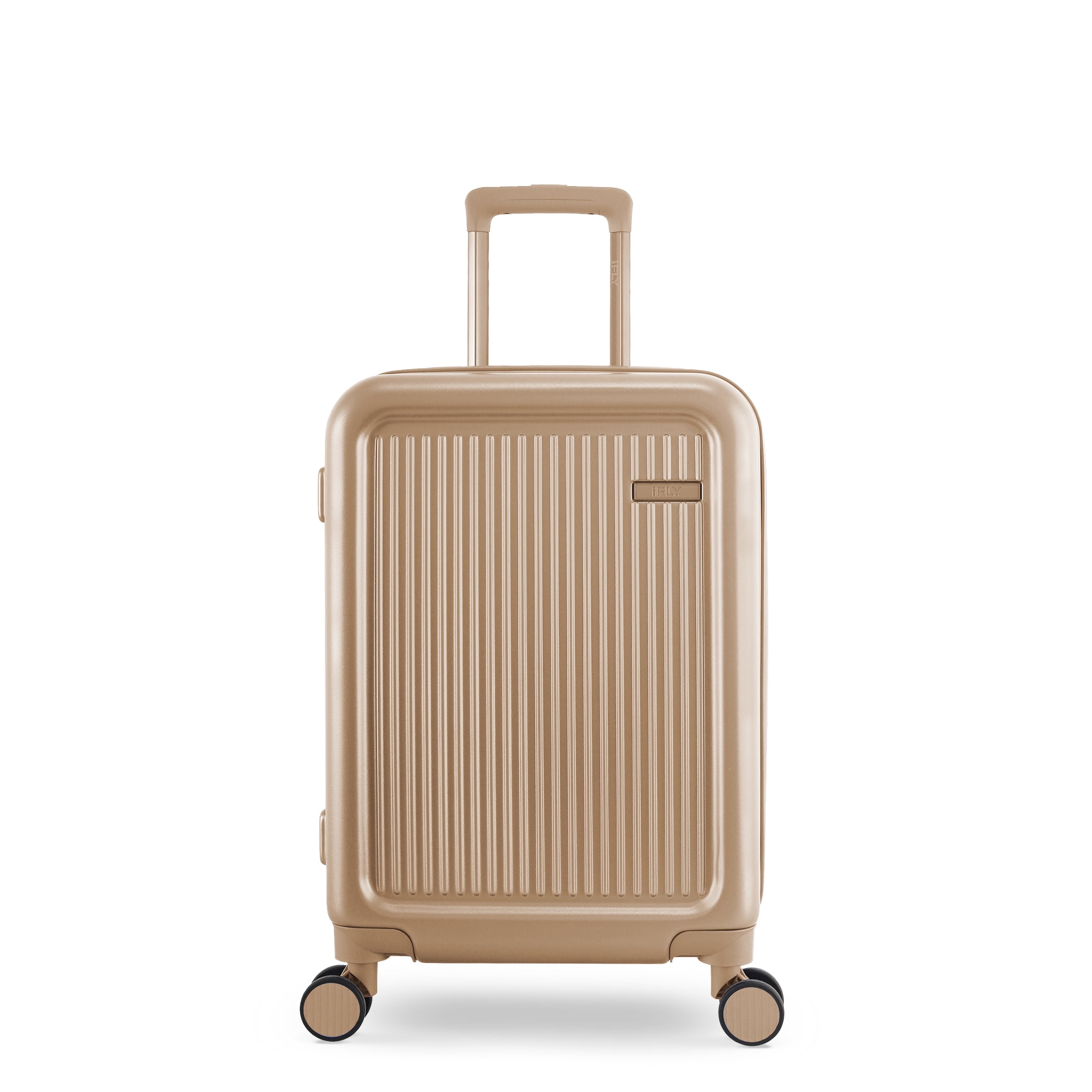 iFLY Roam 20" Expandable Hardside Spinner Carry-On Luggage, Sand