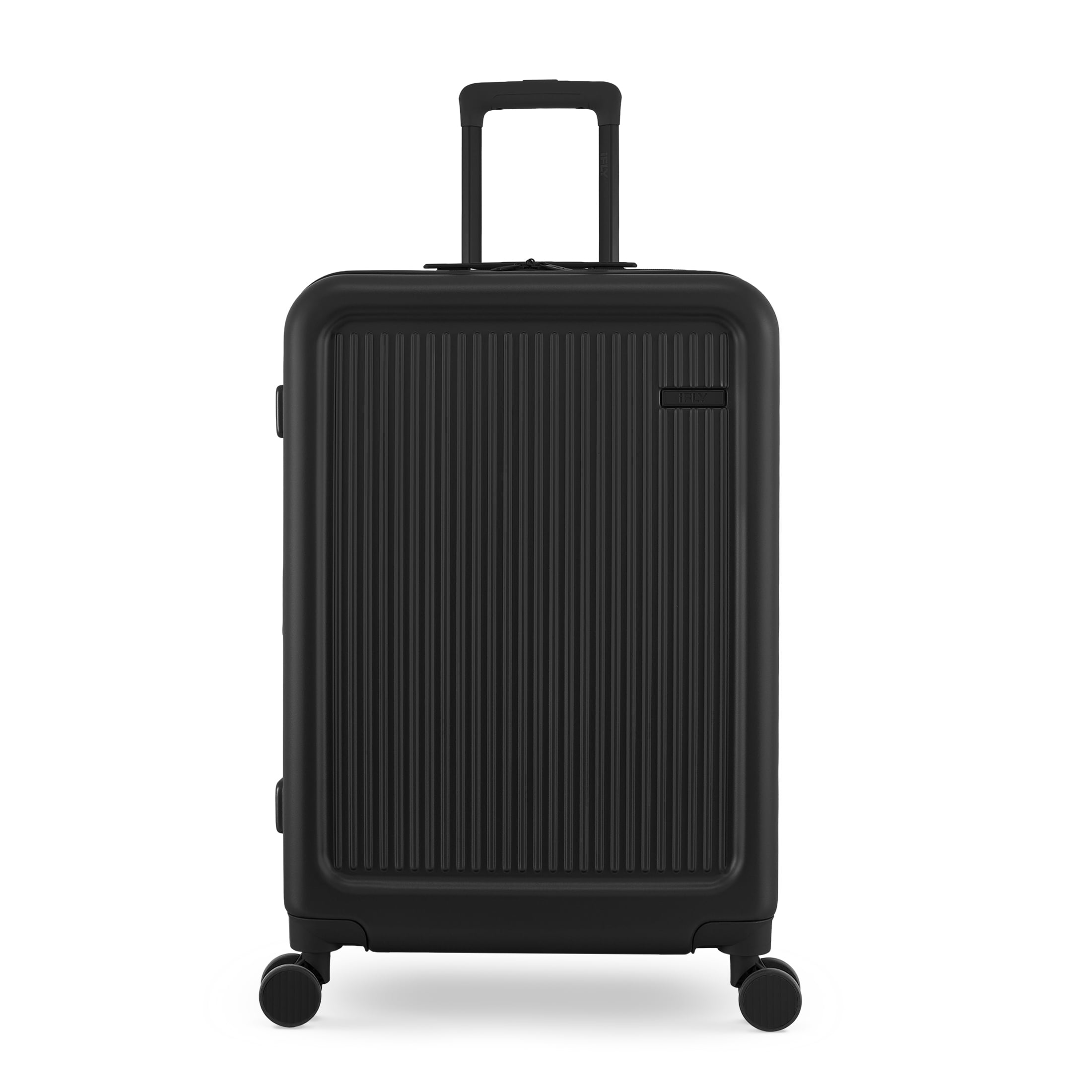 iFLY Hardside Roam 24" Medium Checked Luggage, Black
