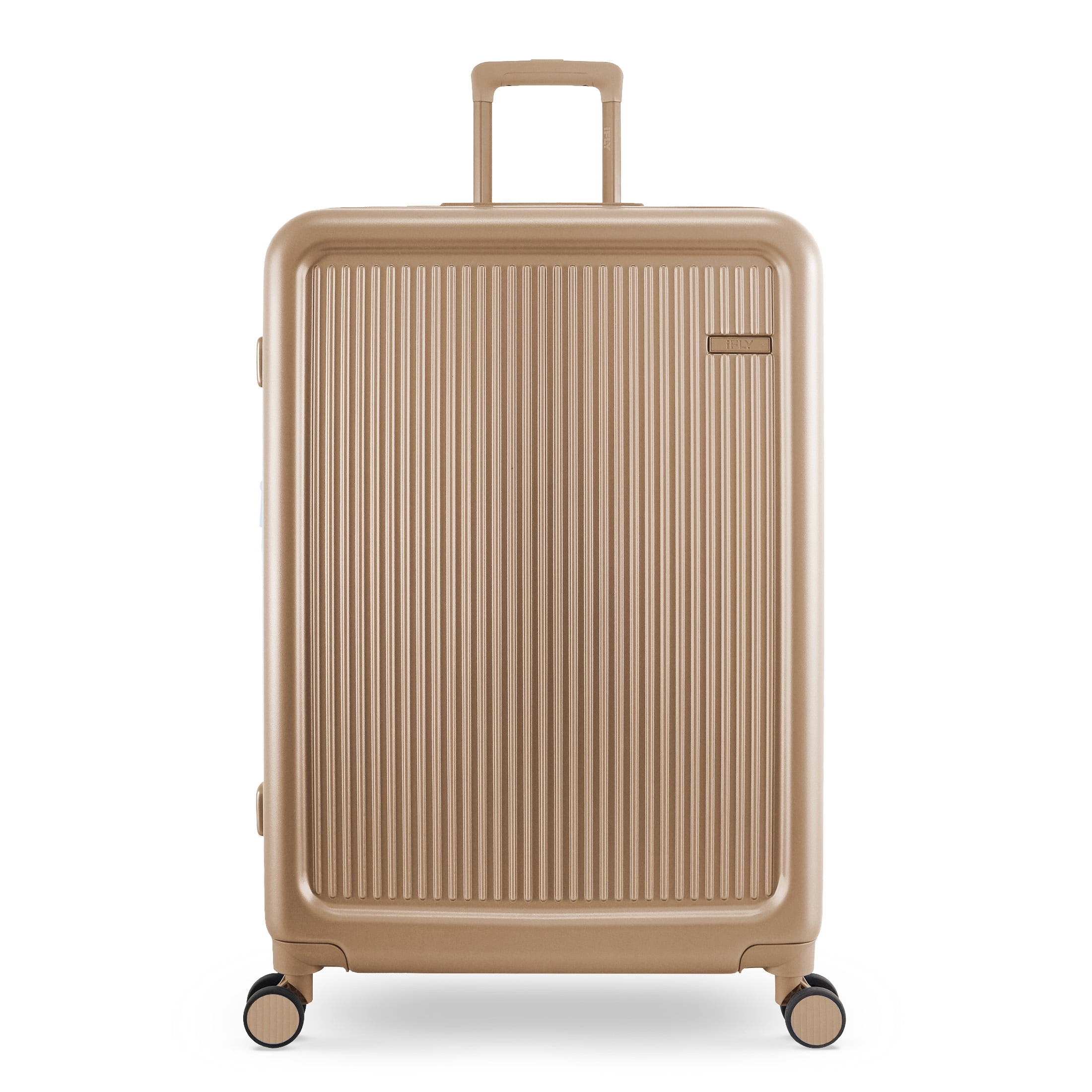 iFLY Roam 28" Large Expandable Hardside Spinner Checked Luggage, Sand