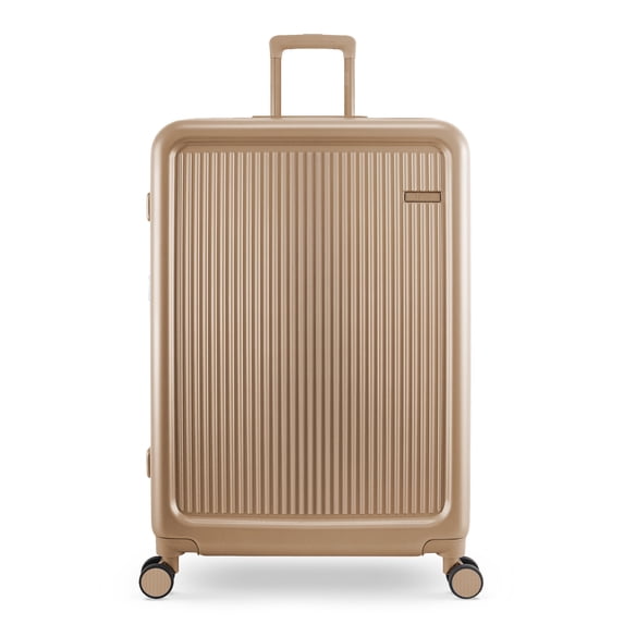 iFLY Roam 28" Large Expandable Hardside Spinner Checked Luggage, Sand
