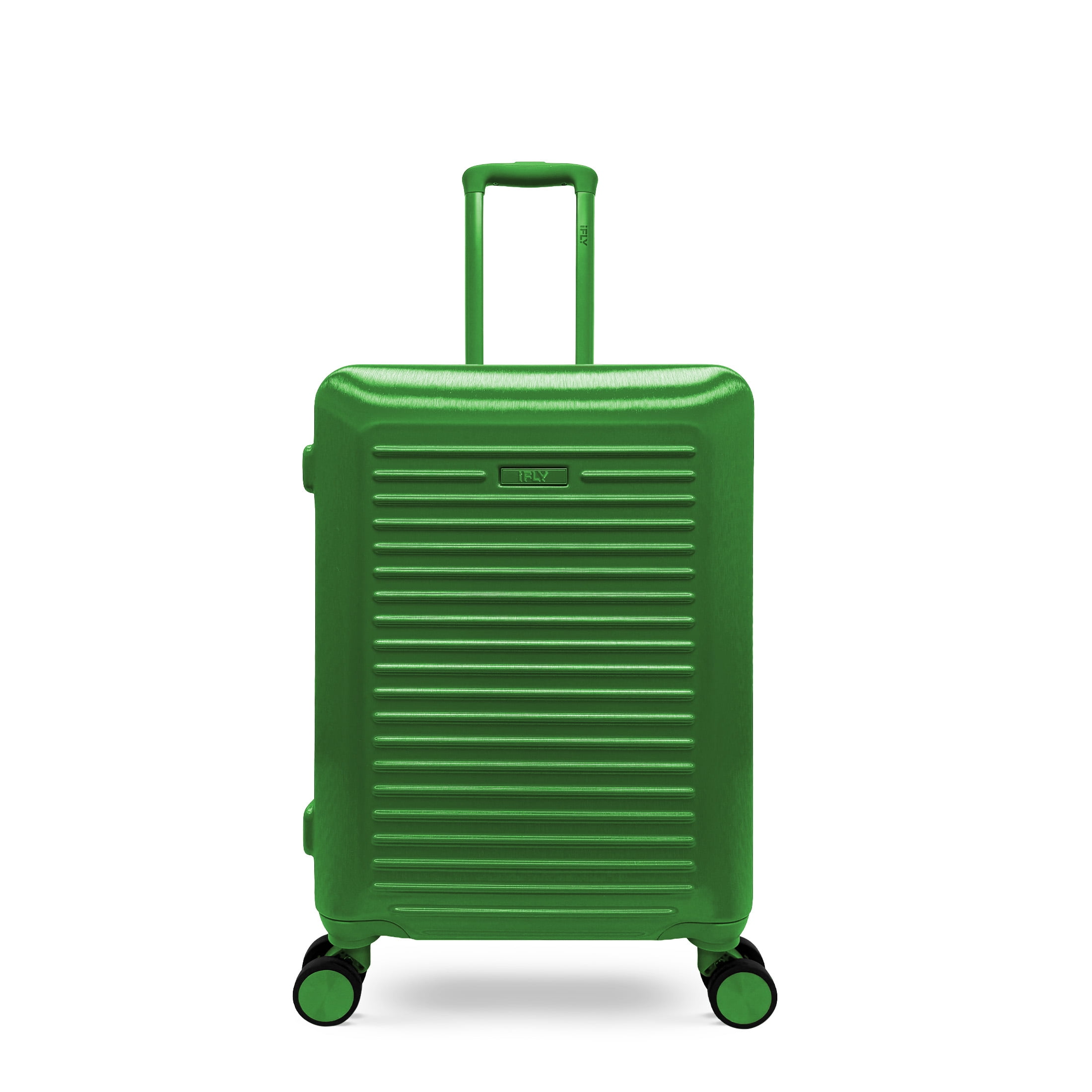 iFLY Volt 20" Expandable Hardside Spinner Carry-On Luggage, Hunter Green
