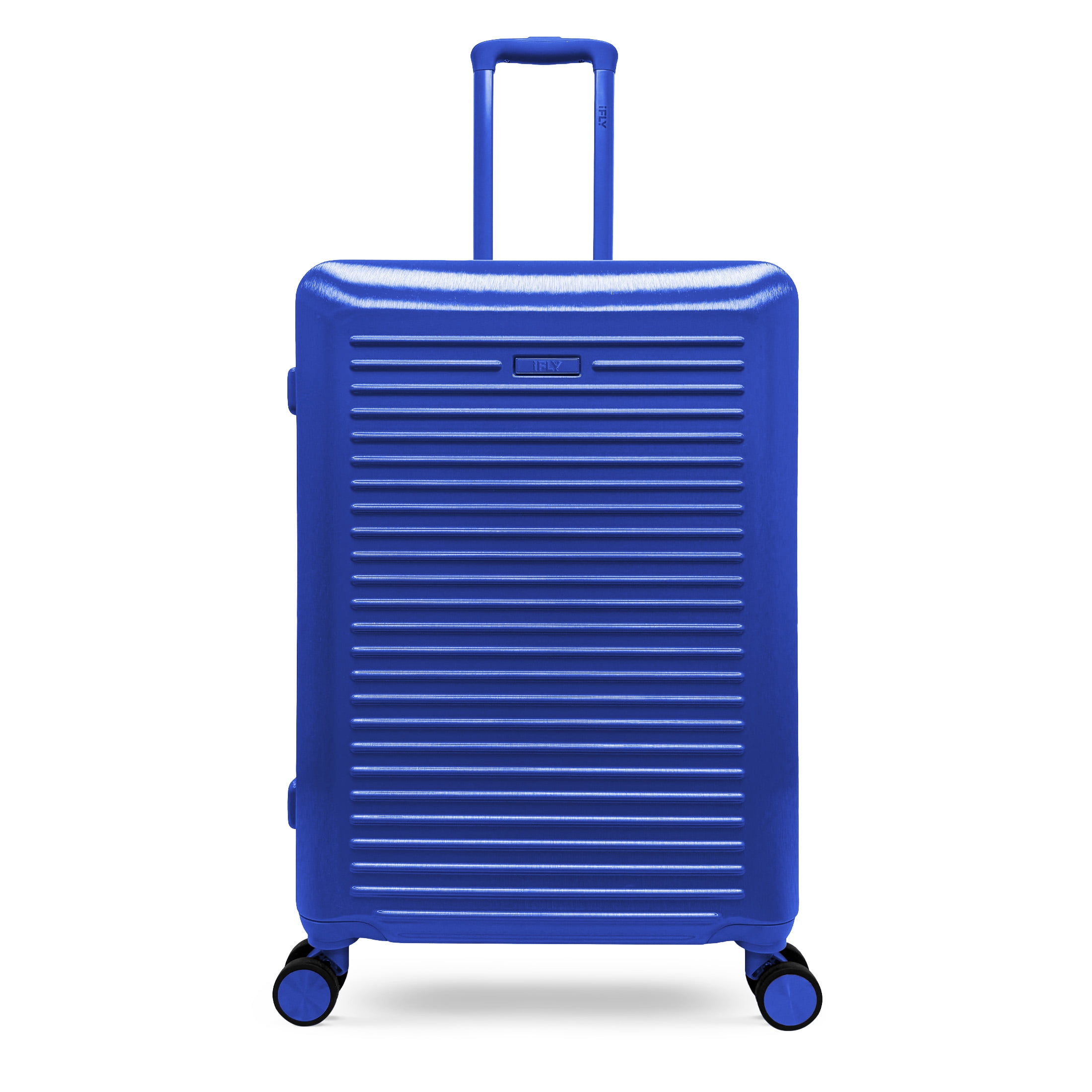 iFLY Volt 24" Expandable Hardside Spinner Checked Luggage, Cobalt