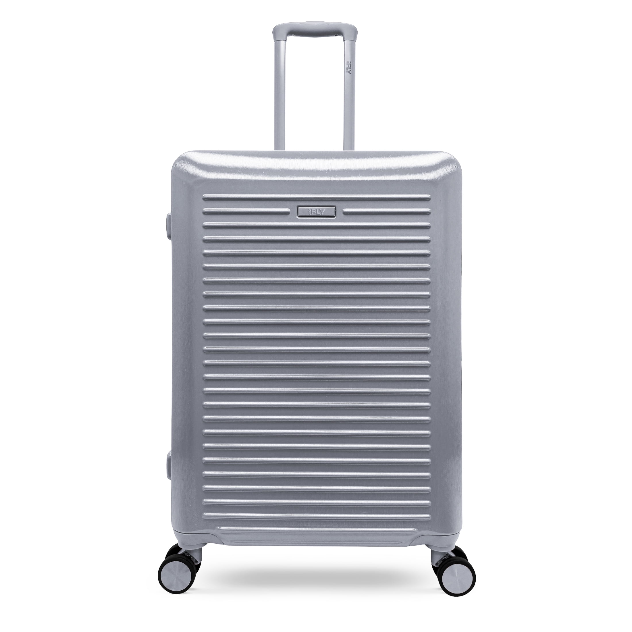 iFLY Volt 24" Expandable Hardside Spinner Checked Luggage, Cobalt