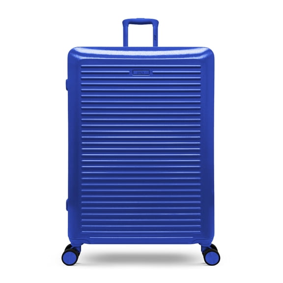 iFLY Volt 24" Expandable Hardside Spinner Checked Luggage, Cobalt
