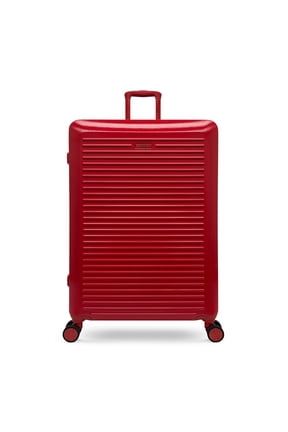 Volt 28" Expandable Hardside Checked Spinner Luggage, Red