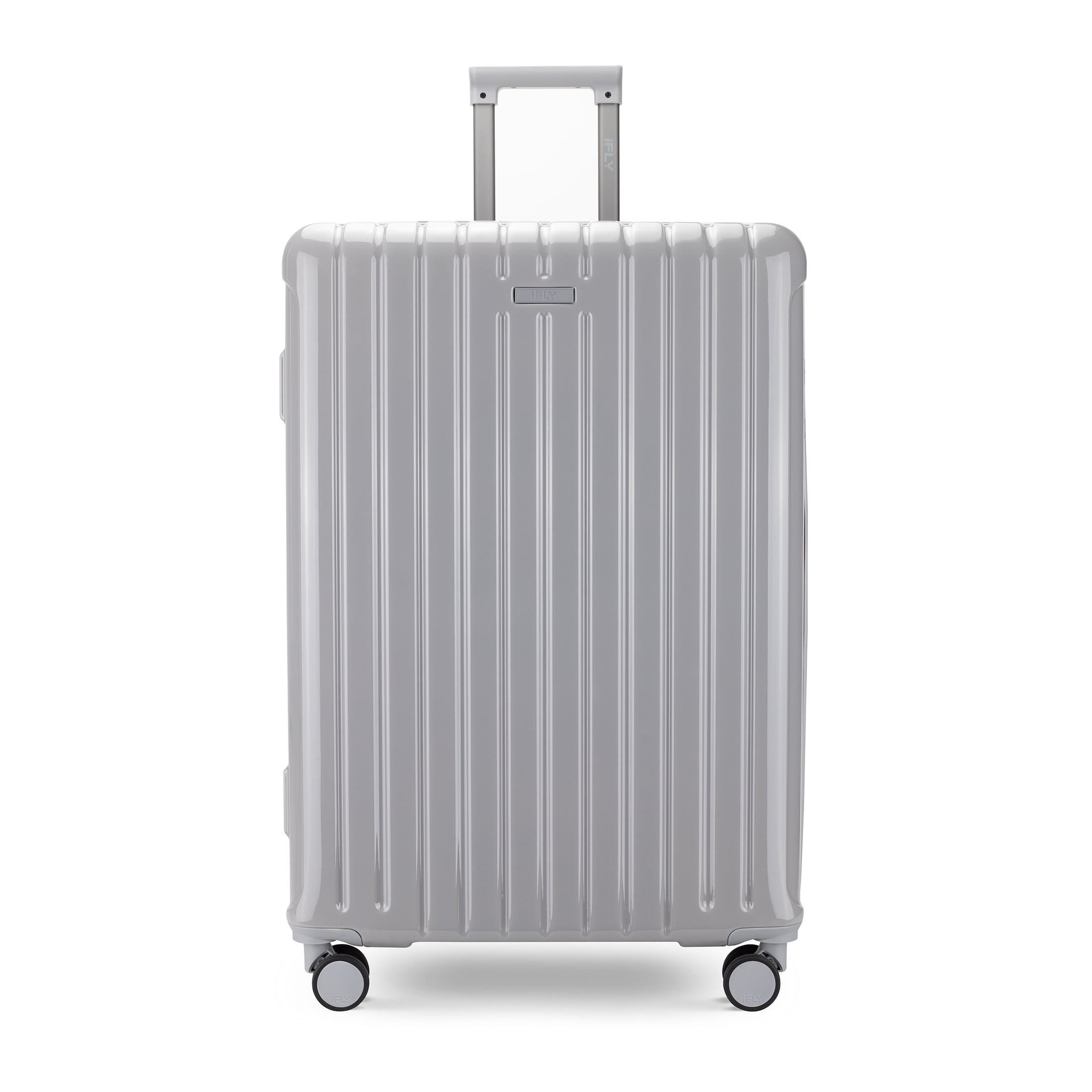 Open Box iFLY Odyssey 28" Hardside Checked Luggage, Gray
