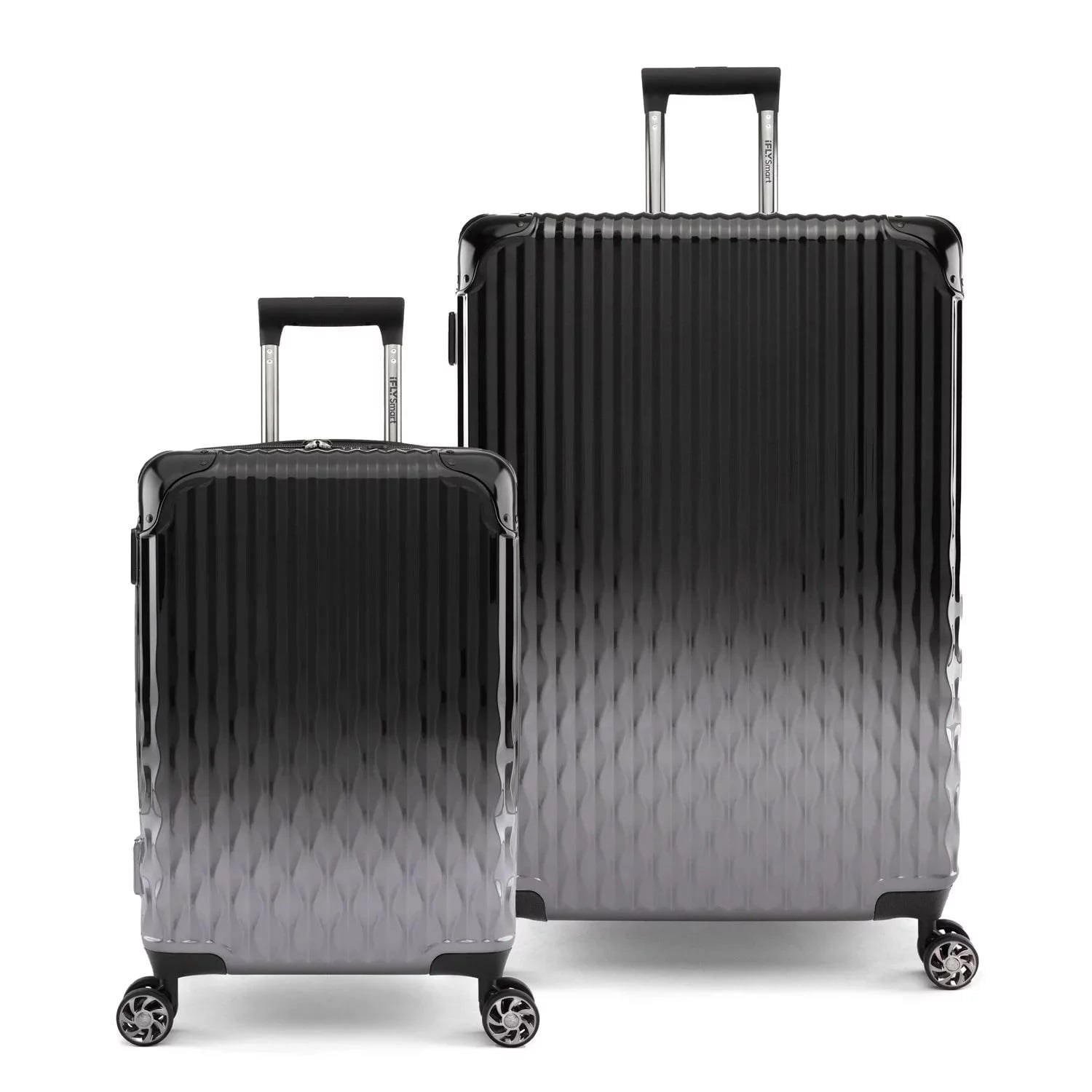 IFLY Smart Shield Antibacterial 2 Piece Suitcase Travel Set with