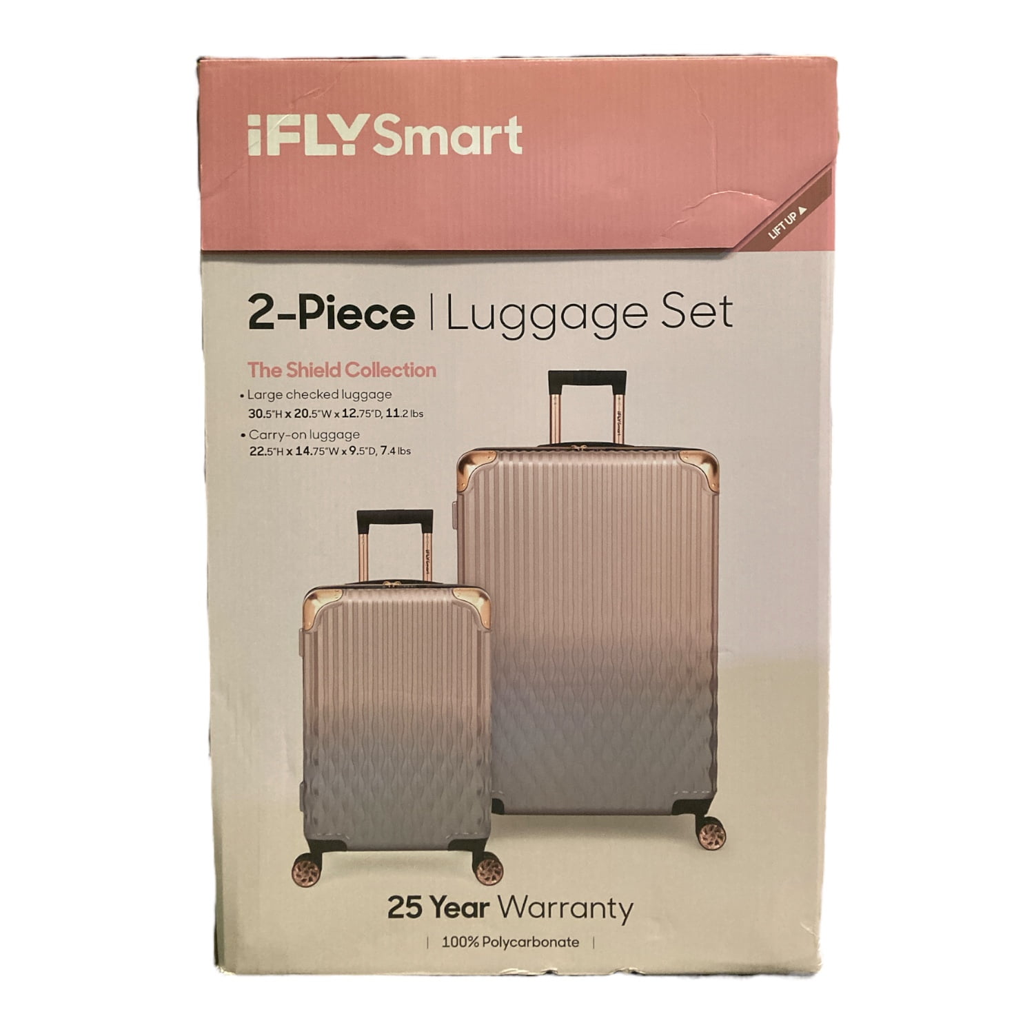 iFLY Smart Shield Collection Antibacterial Travel Set, 2 Piece