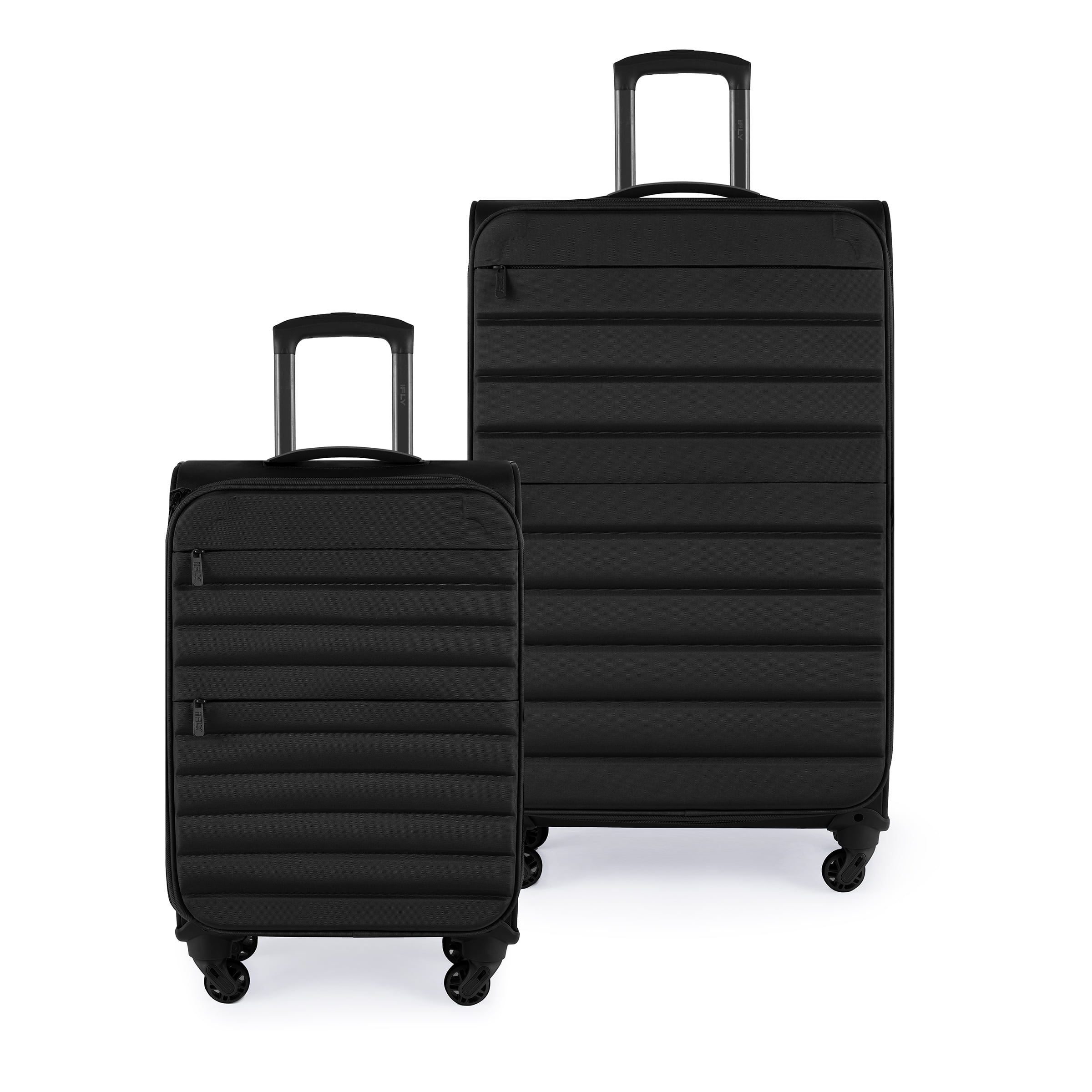 iFLY Softside Fibertech 2Piece Luggage Set, 20" Carryon and 28