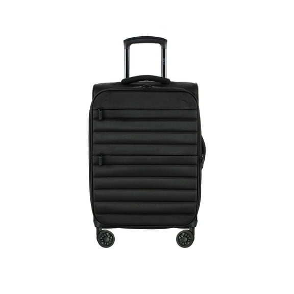 iFLY Softside Fibertech Luggage, 20" Carry-on Luggage, Black