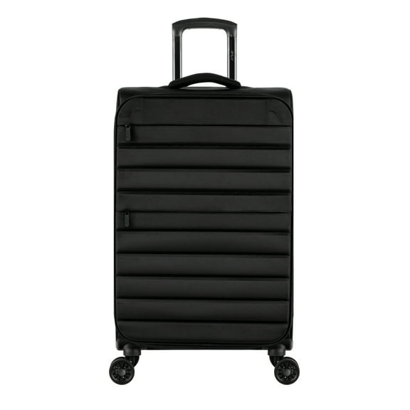 iFLY Softside Fibertech Luggage, 28" Checked Luggage, Black