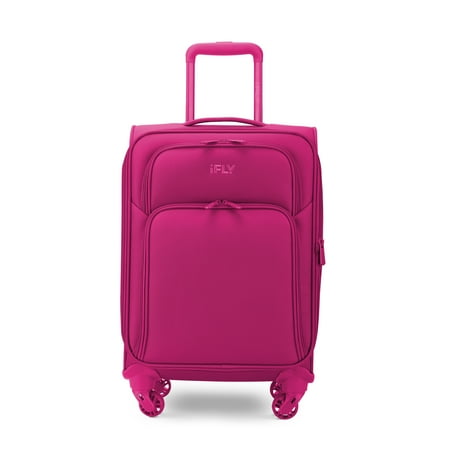 iFLY Softside Passion 20" Carry-on Luggage, Fuchsia