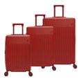 thumbnail image 1 of iFLY Transit 3-Piece Expandable Hardside Spinner Luggage Set , 20" Carry-on, 24 and 28" Checked Luggage, Red, 1 of 10