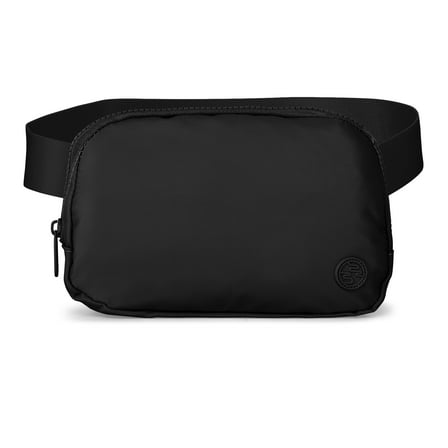 iFLY Unisex Travel Belt/Sling Bag with Adjustable Shoulder or Waist Strap, Black