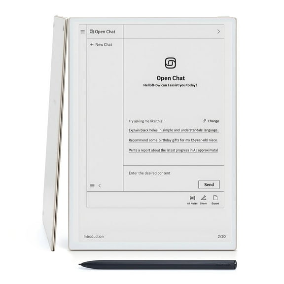iFLYTEK AINOTE 2 10.65“ E-Ink Paper Tablet, 4.2mm Ultra-Thin AI Note Taking Tablets with 16-Language Transcription for Meeting&Google Play Compatible