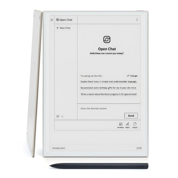 iFLYTEK AINOTE 2 10.65“ E-Ink Paper Tablet, 4.2mm Ultra-Thin AI Note Taking Tablets with 16-Language Transcription for Meeting&Google Play Compatible