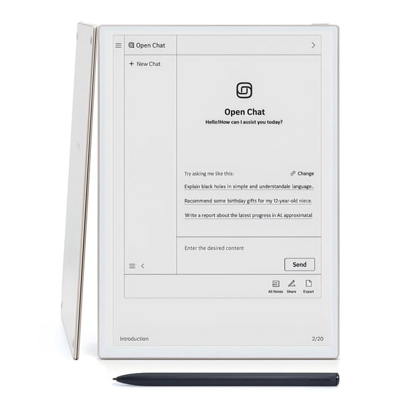 iFLYTEK AINOTE 2 10.65“ E-Ink Paper Tablet, 4.2mm Ultra-Thin AI Note Taking Tablets with 16-Language Transcription for Meeting&Google Play Compatible