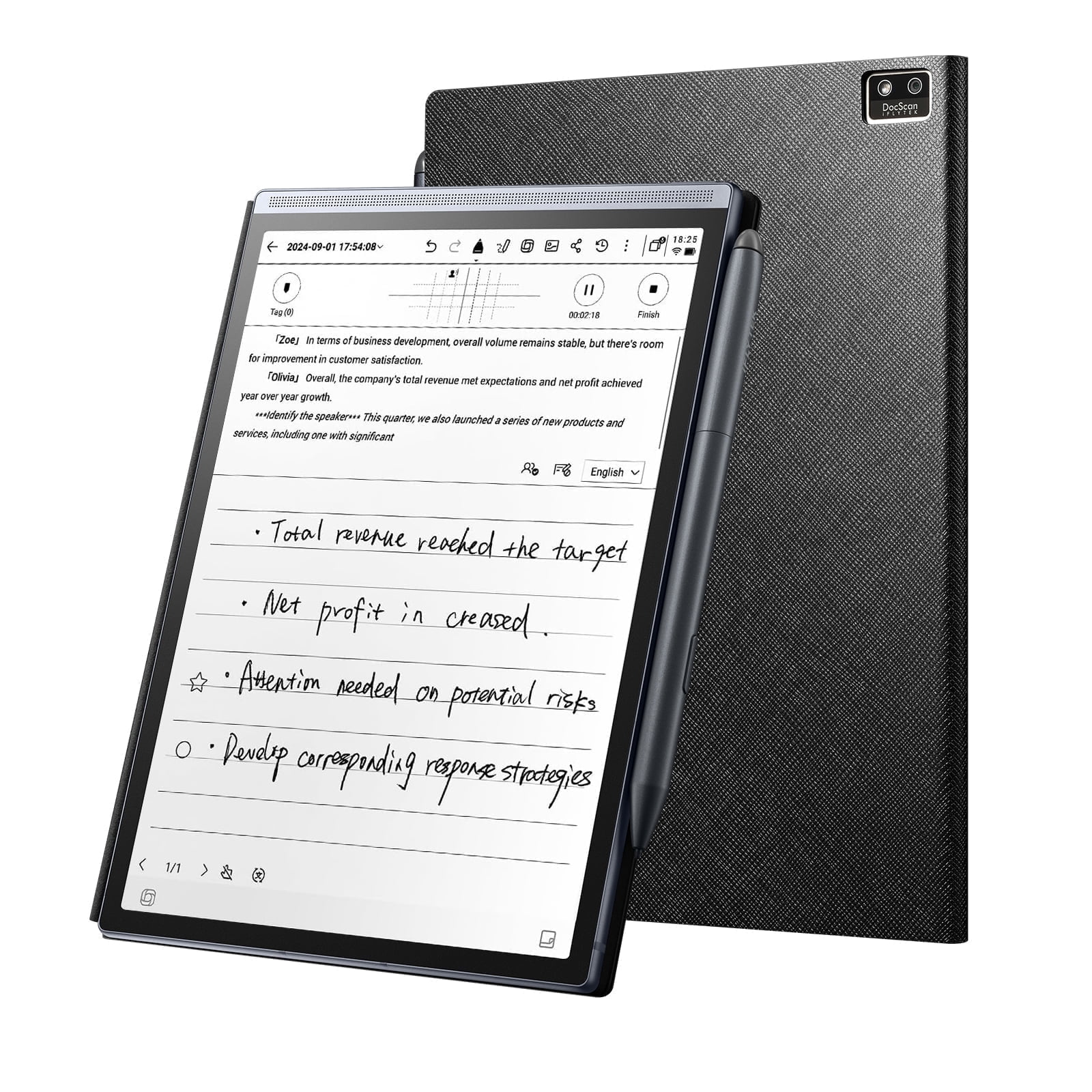 iFLYTEK AINOTE Air 2, 8.2-inch AI Note-Taking Tablet, Writing